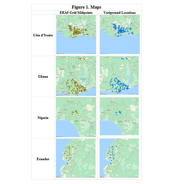 Veriground™ vs. ERA5 Precipitation Data in Cocoa Growing Regions: Comparisons, Contrasts, and Conclusions